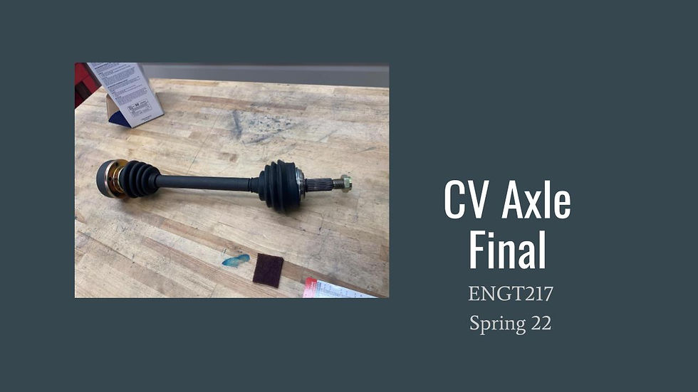 CV Axle Final (0) .pptx