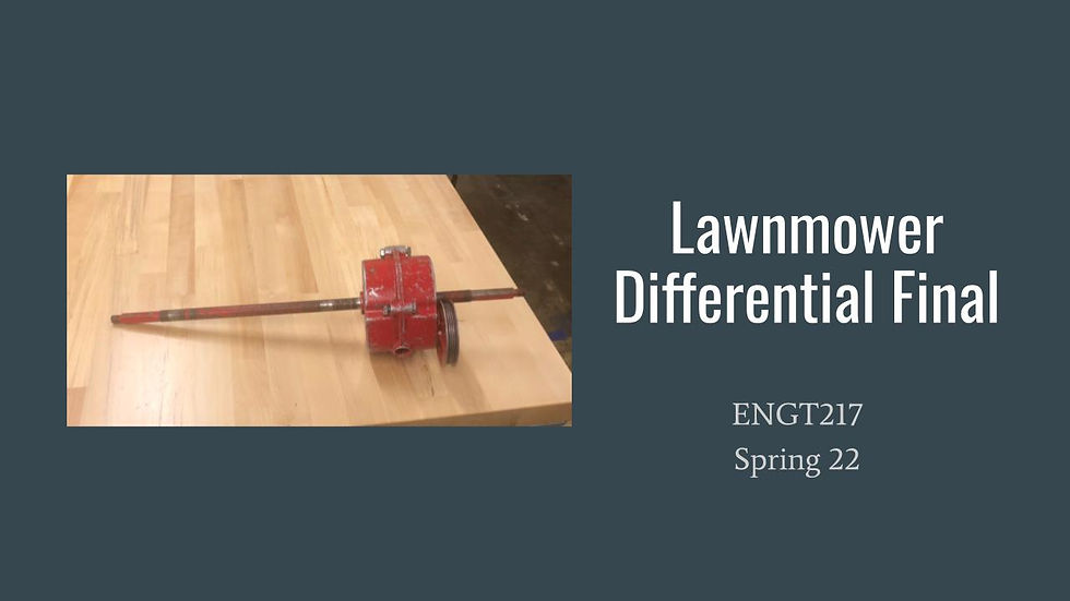 Lawnmower Differential Final.pptx