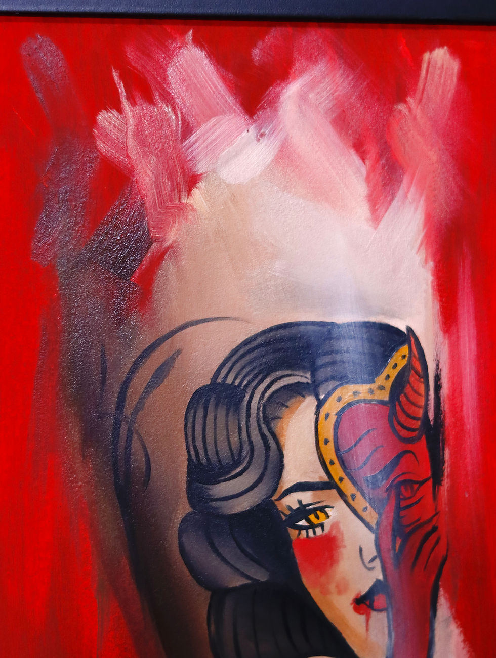 Thumbnail: Floating Tattoo Arm Oil Painting