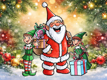 Halli! Hallöchen! Ich wünsche Euch Frohe Weihnachten! Rutscht gut und Gesund in das neue Jahr. 