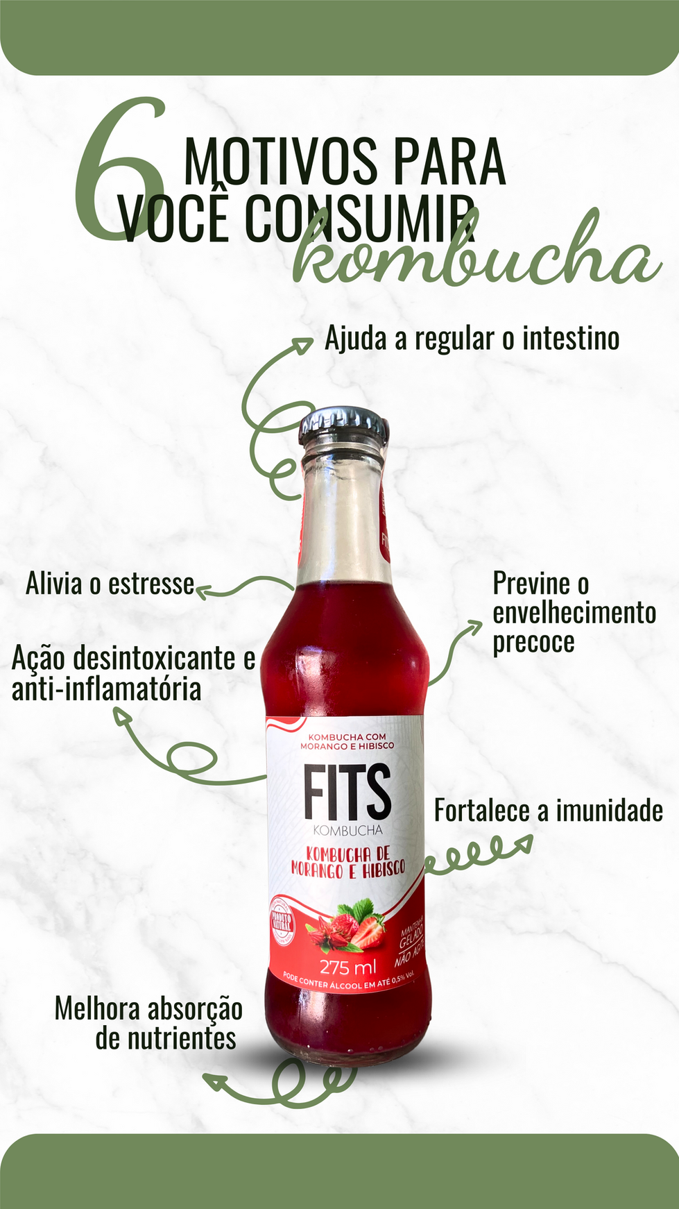6 MOTIVOS PARA TOMAR KOMBUCHA