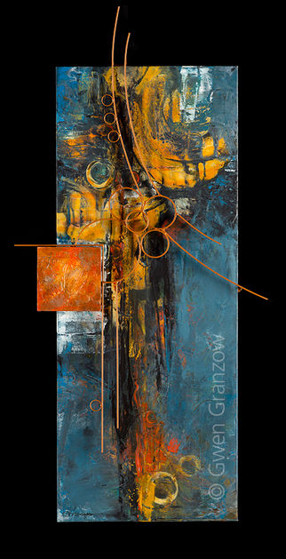 Mixed media painting