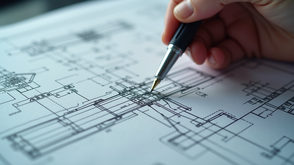 Close-up view of a detailed metalwork design on AutoCAD