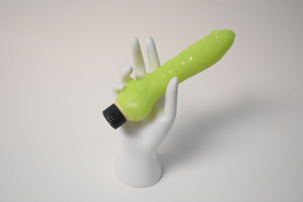 CalExotics Glow In The Dark Jelly Penis Vibe