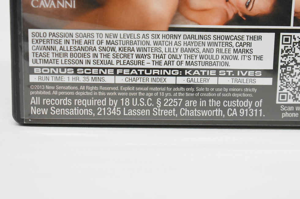 Thumbnail: Art Of Masturbation - DVD - New Sensations