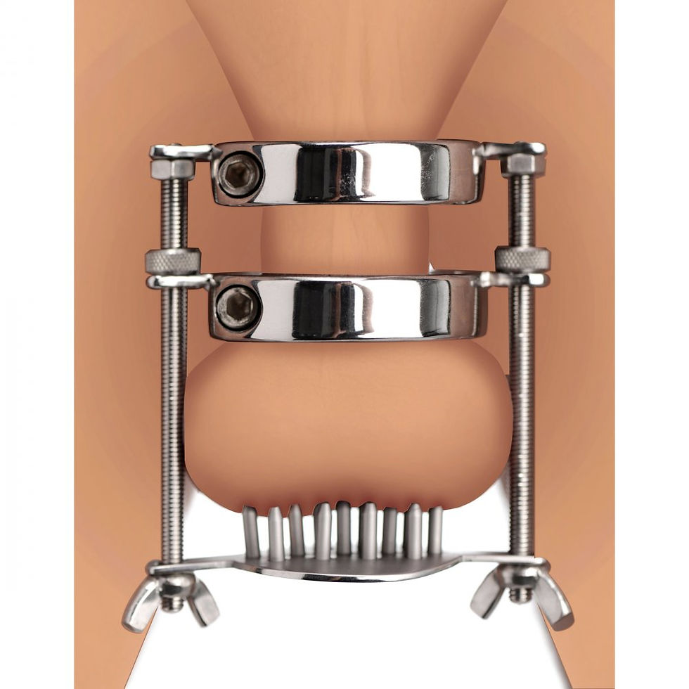 Thumbnail: Master Series Stainless Steel Spiked CBT Ball Stretcher and Crusher