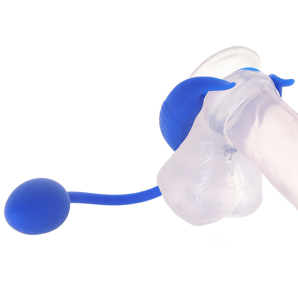 Thumbnail: CalExotics Admiral Plug and Play Weighted Cock Ring