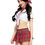 Thumbnail: Leg Avenue Miss Prep School 4 Piece Set