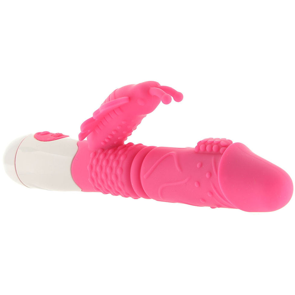 Thumbnail: Nasstoys Lotus Silicone Rabbit Vibrator #4