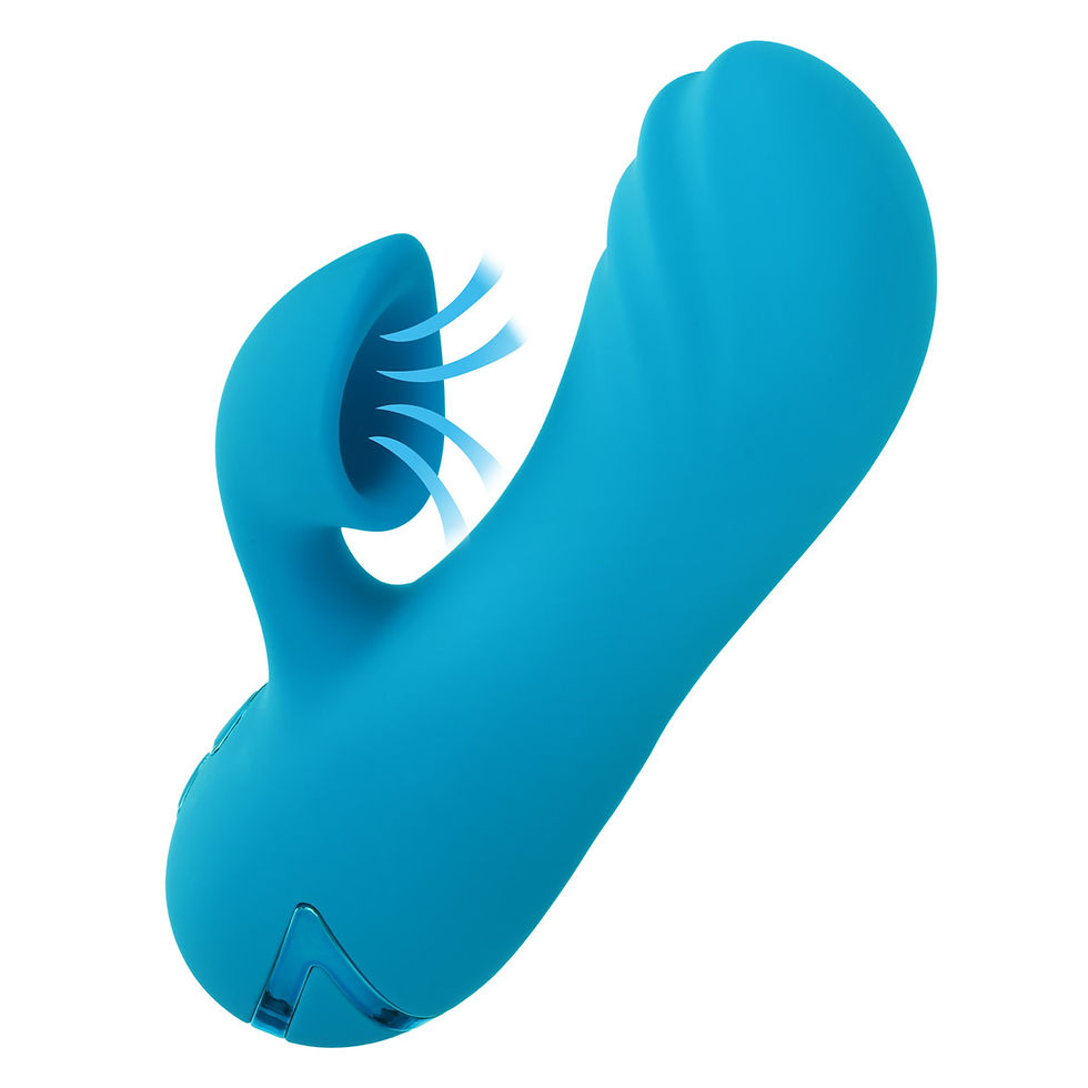 Thumbnail: CalExotics California Dreaming Sunset Beach Seducer Rechargeable Silicone Dual Vibrator