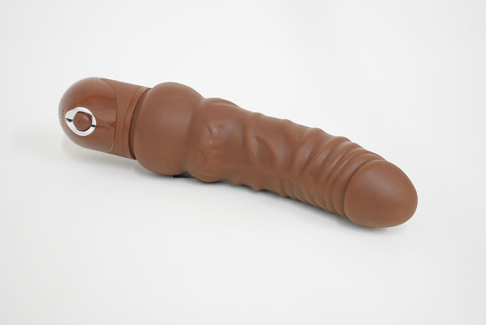Thumbnail: CalExotics Waterproof Power Stud Curvy Vibe in Brown