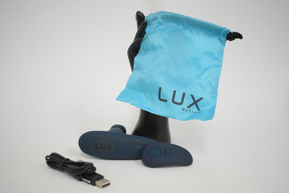 BMS LUX Active Revolve Silicone Rechargeable Rotating & Vibrating Anal Massager with Remote