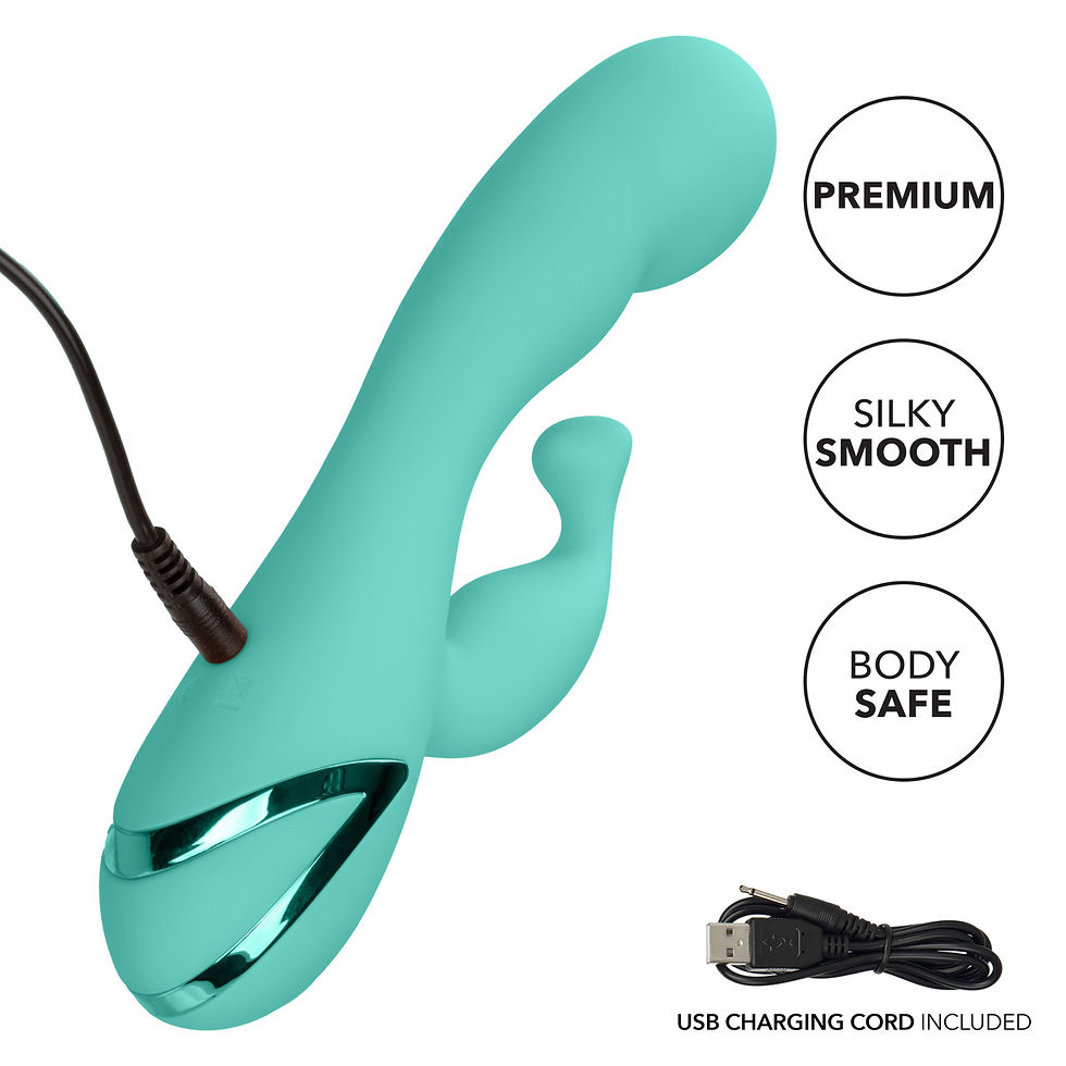Thumbnail: California Dreaming Tahoe Temptation Silicone Rechargeable Rabbit Vibrator
