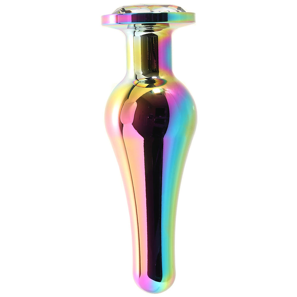 Thumbnail: Evolved Novelties Large Rainbow Metal Plug
