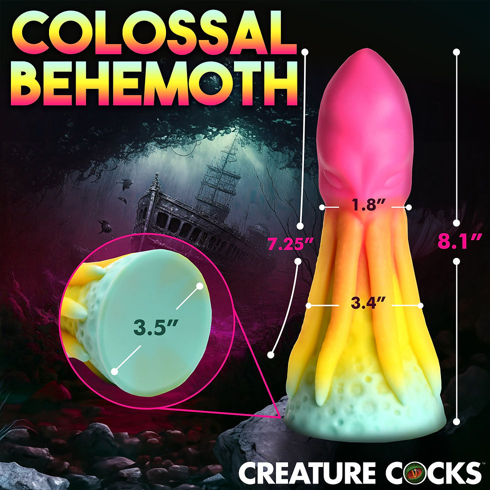 Thumbnail: XR Brands Creature Cocks King Kraken Silicone Dildo