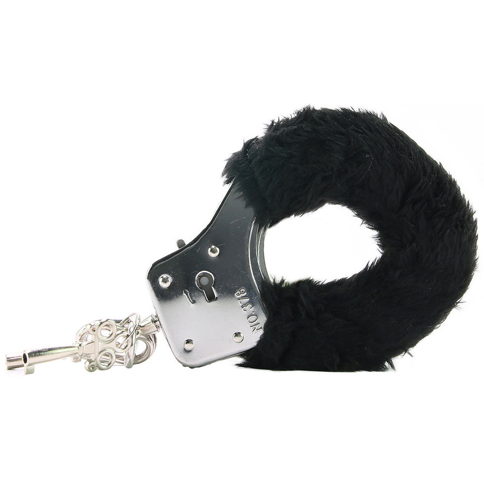 Thumbnail: Black Furry Handcuffs