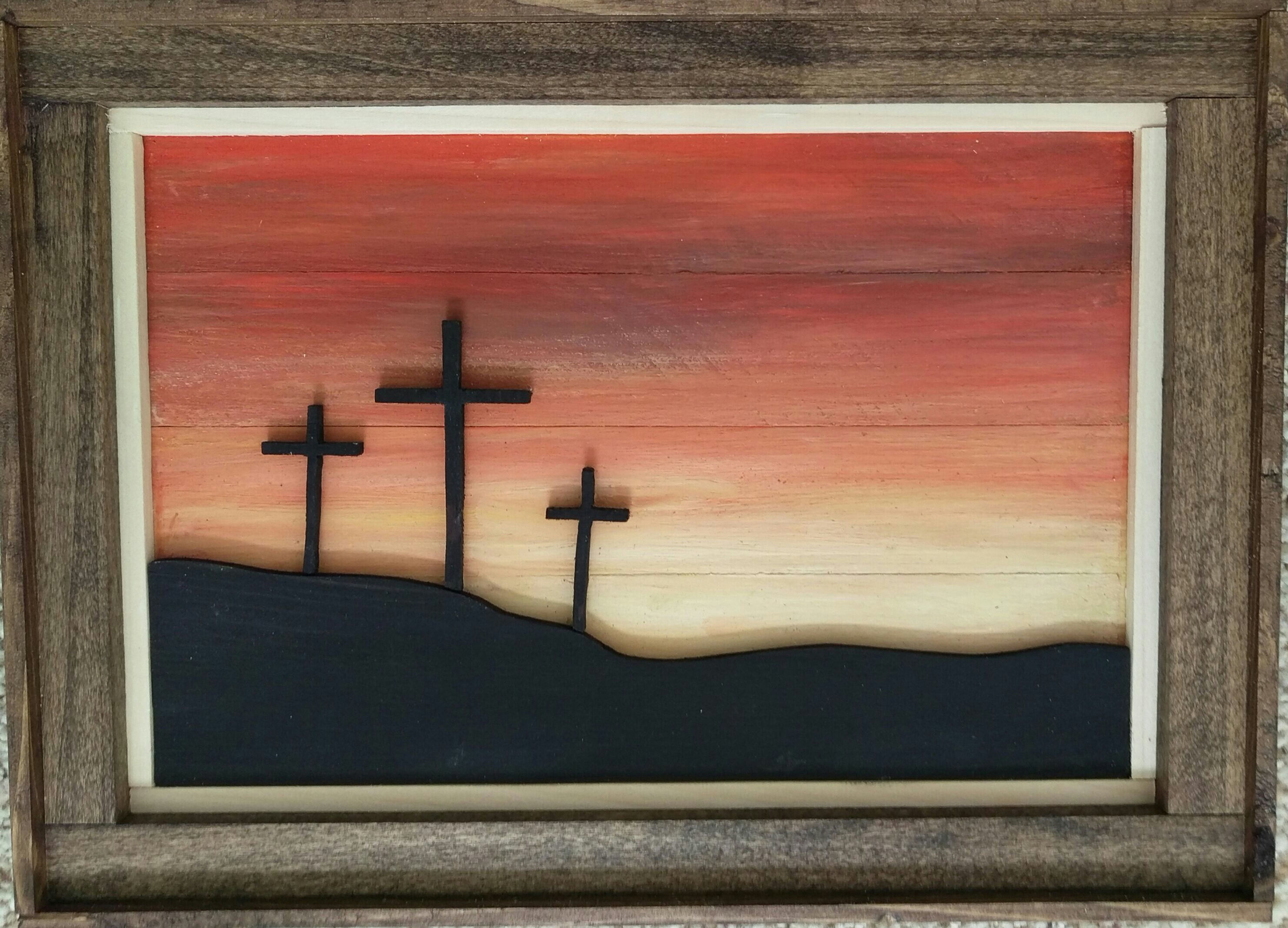 3 Crosses Silhouette