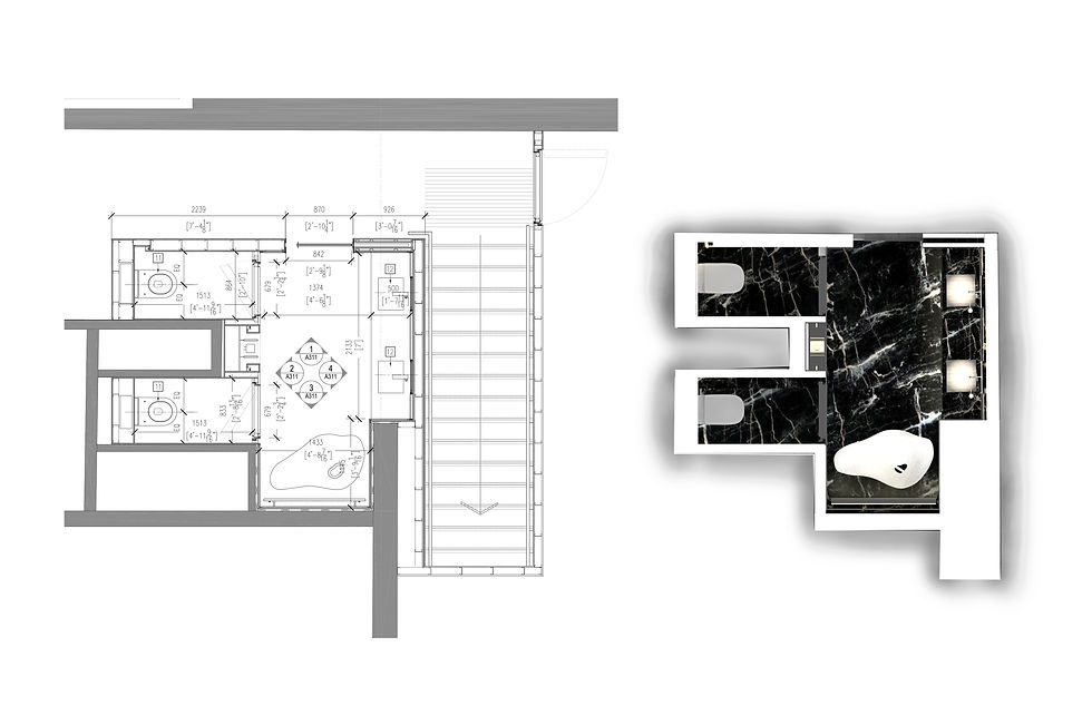 washroom plan