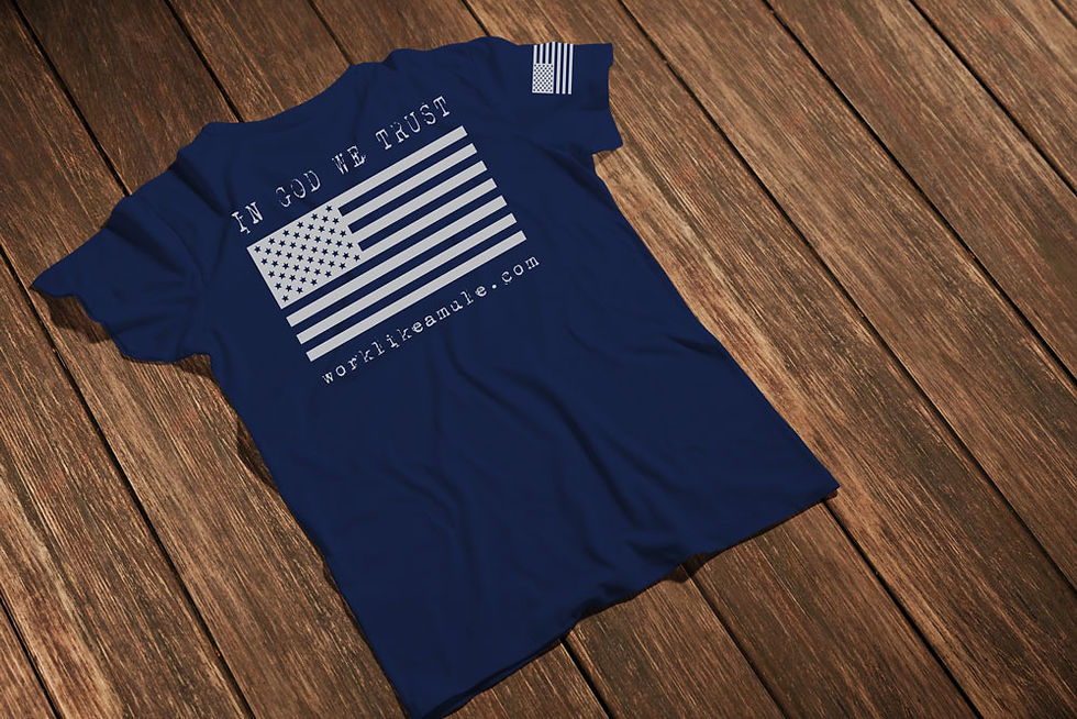 Thumbnail: In God We Trust - Navy T