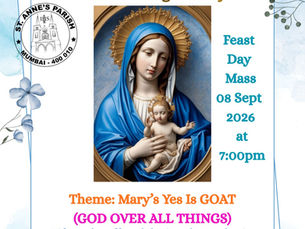 ANNOUNCEMENTS on 23rd Sunday in Ordinary Time, 06th September 2026