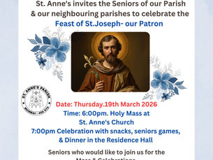 ANNOUNCEMENTS on 4th Sunday of Lent, 15th March 2026