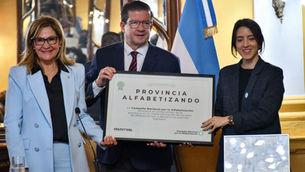La Provincia fue reconocida por sus iniciativas y logros en alfabetización