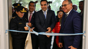 Valdés inauguró la Comisaría de El Perichón y bregó por seguir trabajando en nuevos procedimientos penales