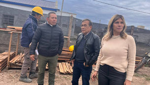 El ministro de Salud recorrió el predio donde se construye el nuevo hospital de Mercedes