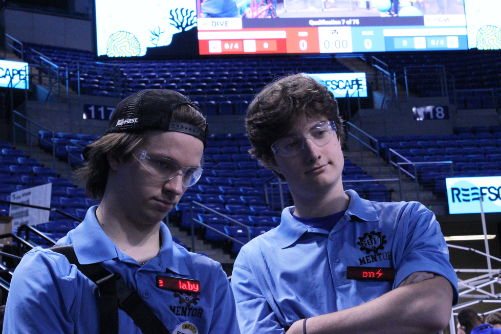 Mentors Kriag Sheck and Ben Atkins