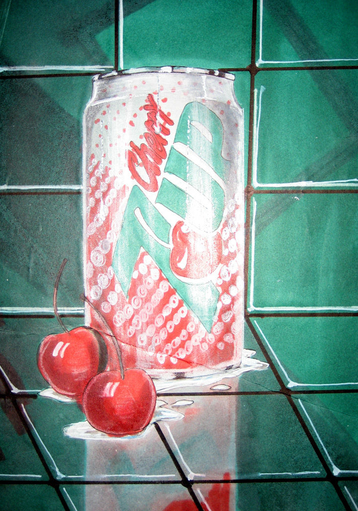 7-UP Can on Tile, 1998