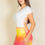 Thumbnail: The Vibrant Ruched Mesh Mini Skirt