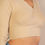Thumbnail: Ribbed Wrap Front Long Sleeve Top – Khaki