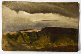 Corot oil painting. Lot 164 cfaauctions
