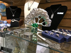 tree decoration and jewellery displays