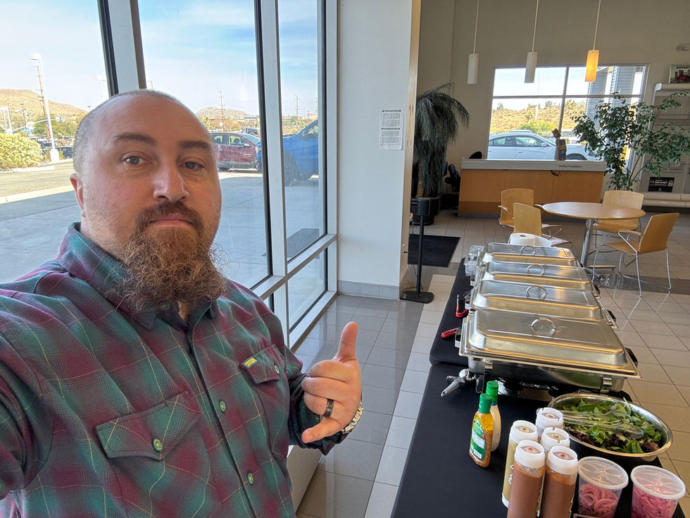 Chef Nate at an event