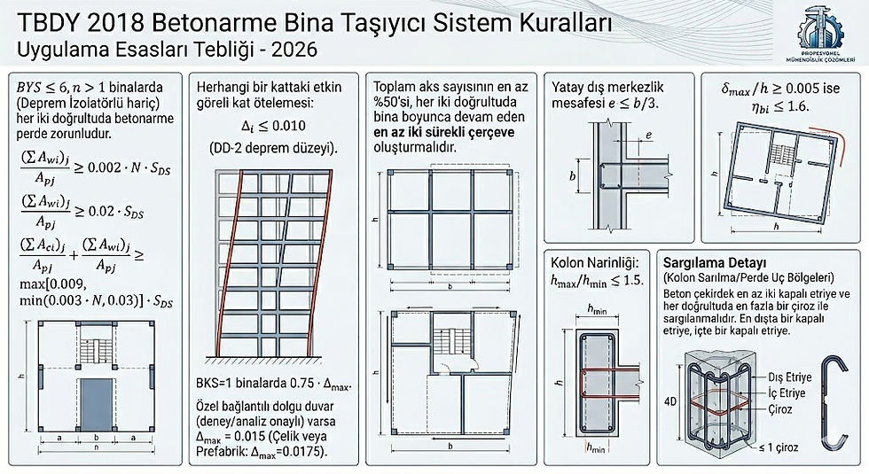 TBDY'ye ait yeni tebliğde bulunan önemli noktalar
