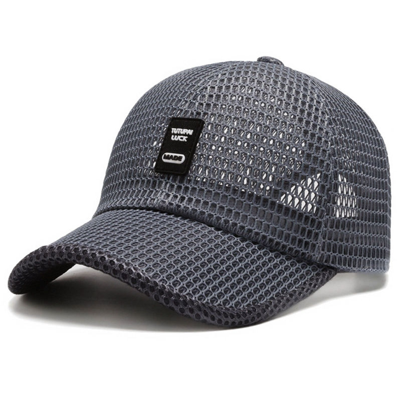 Thumbnail: Summer Baseball Cap UV Protection Sun Visors Hat Breathable Mesh Outdoor Hiking