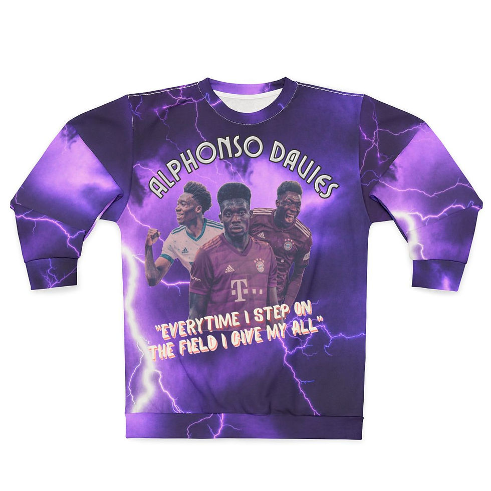 Thumbnail: AOP Unisex DFW Alphonso Davies Sweatshirt