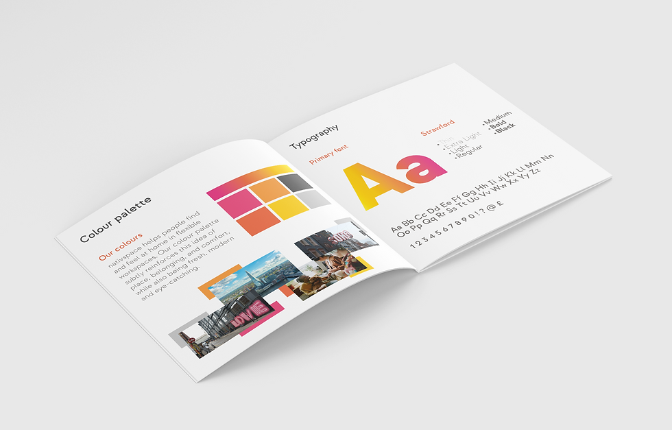 Mock ups of the nativspace styleguide