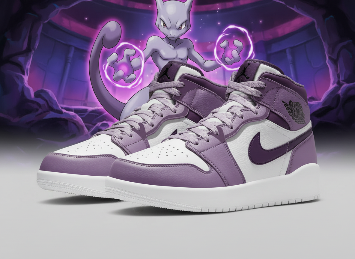 Jordan 1 Mewtwo