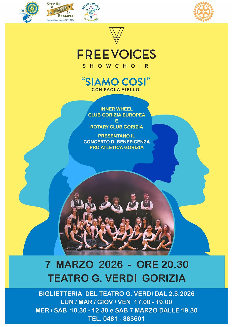 Giornata Internazionale della Donna - 7 marzo Gorizia I Freevoices al Teatro Verdi con "Siamo così ..."