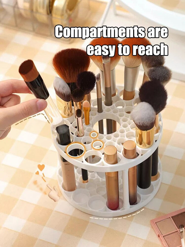 Thumbnail: Makeup Brush Storage Rack Desktop Cosmetics Storage Rack Lipstick Makeup Brush S