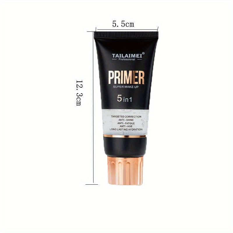 Thumbnail: Waterproof Base Transparent Gel Makeup Primer - Full Coverage Matte Foundation W