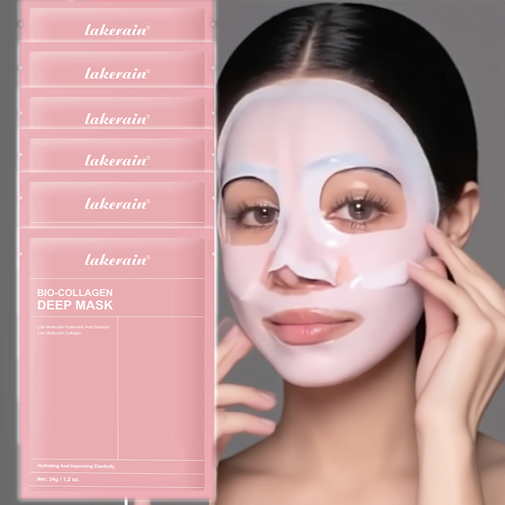 Bio-Collagen Real Deep Mask Supplement Collagen Hydrating Overnight Hydrogel Mas
