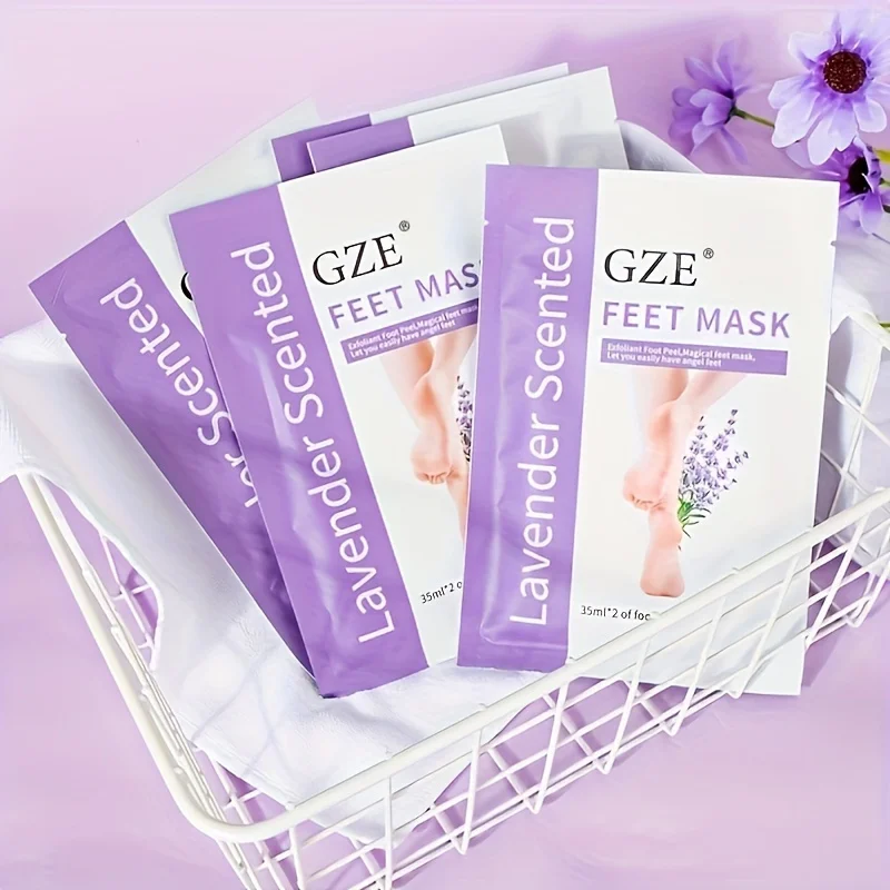 Thumbnail: GZE Foot Peel Mask Skin Exfoliating Foot Masks for Dry, Rough Cracked Feet Heels