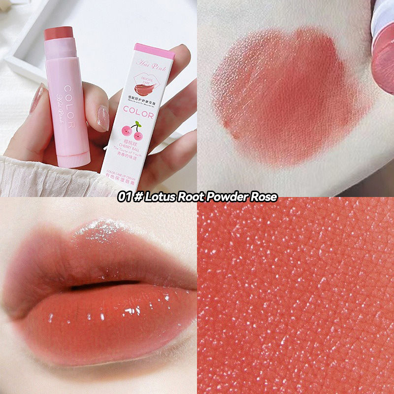 Thumbnail: HAIPINK 3-Piece Set Tinted Moisturizing Lip Balm - Hydrating, Fade Lip Lines, Pr
