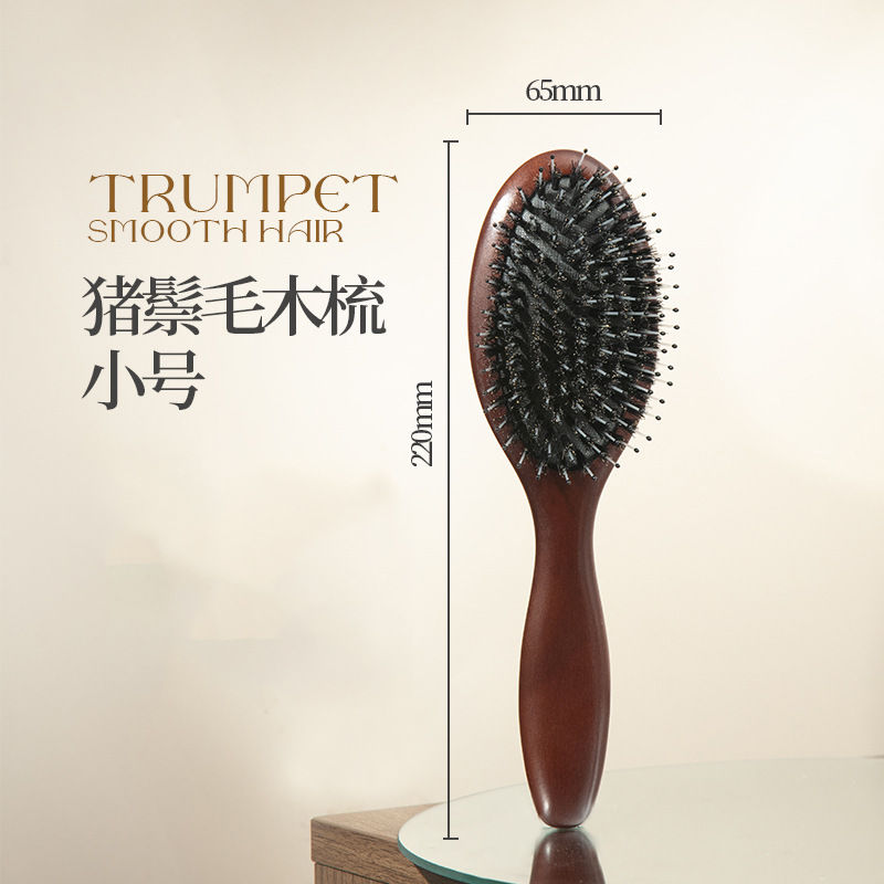 Thumbnail: Natural and Authentic Boar Bristle Air Cushion Comb Air Bag Massage Comb Scalp M