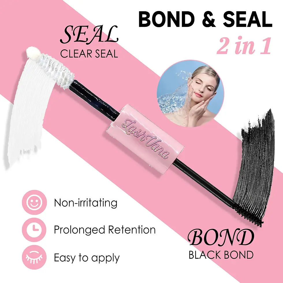 Thumbnail: DIY Lashes Extension Kit Eyelashes 200 PCS Clusters Lash Bond and Seal Makeup To