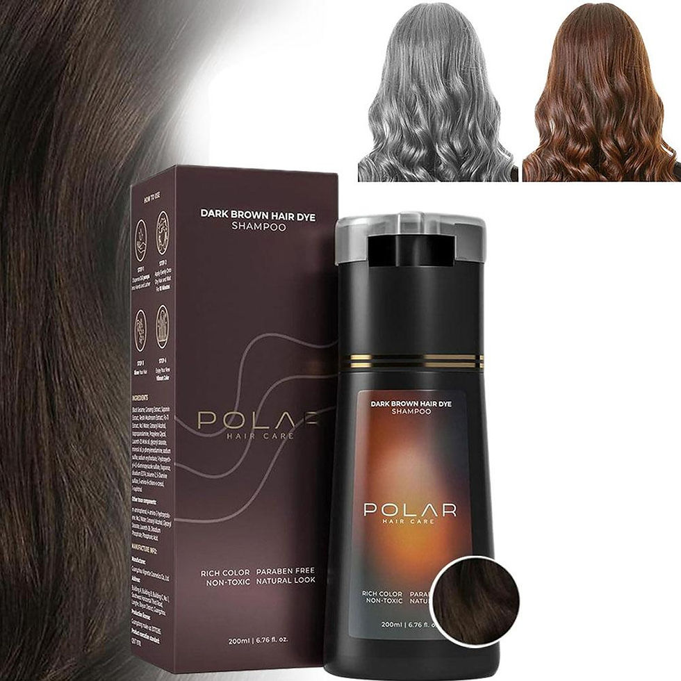 Thumbnail: Hair Dye Shampoo For Gray Hair For Women Men Natural Hair Dye Kit Semi Permanent