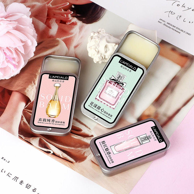 Thumbnail: Woman Body Pheromone Perfume Solid Balm Long Lasting Fragranc Light Fragranc Por